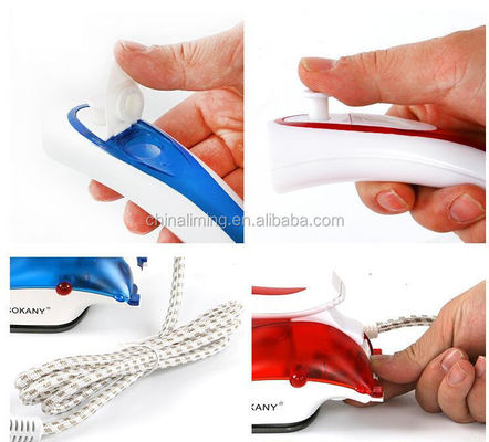 Durable Aluminum Soleplates Electric Travel Steam Iron for Long-Lasting Performance
