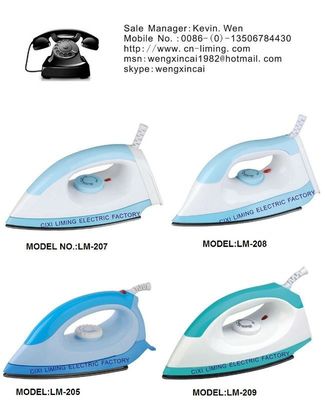 110/230V LM207-DRY IRON with Aluminum Soleplates Ironing Solution