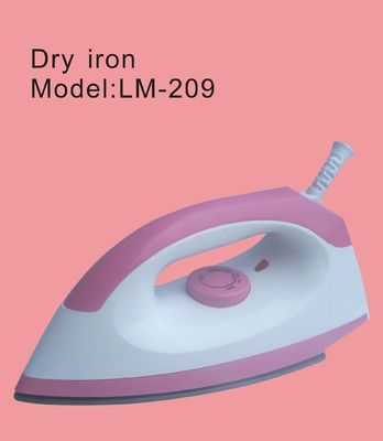 Dry Iron LM-209 1000W Power and 1.5m Cord Length for Convenient Ironing