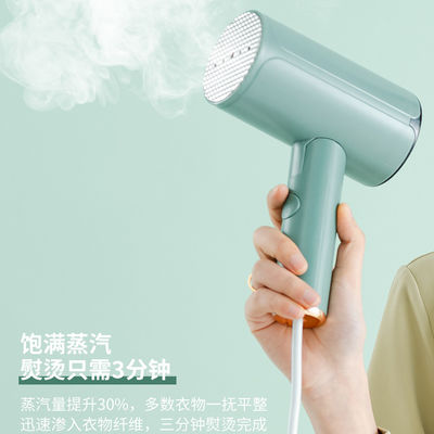 Wrinkle-Free Clothes with LM-2006 Foldable Handheld Garment Steamer