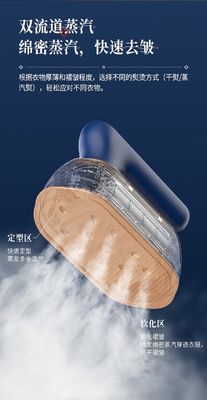 Household LM-2102 Hand-Held Steam Hanging Ironing Machine with Anti Dry Burning Support