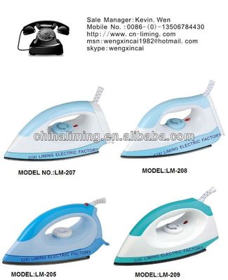 Aluminum Soleplates Material DRY IRON for Household LM-209